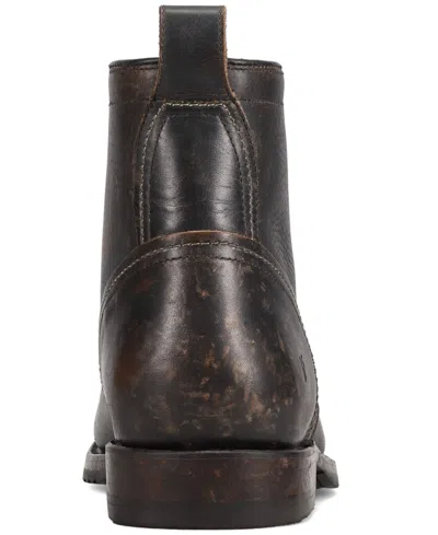 Frye Hudson Lace-up Boot In Black