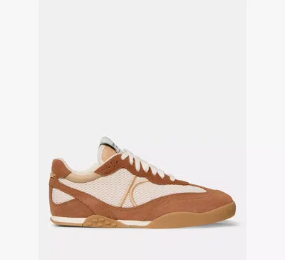Kate Spade Drift Panelled Lace-up Sneakers In Brown