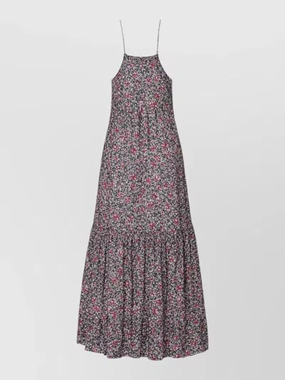 Isabel Marant Étoile Sabba Cotton Floral Printed Dress In Pink