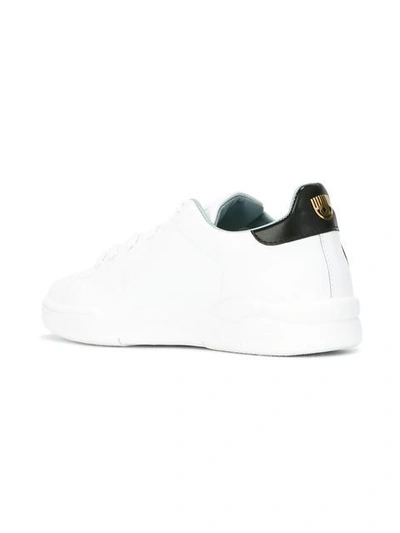 Shop Chiara Ferragni 'roger' Sneakers In White