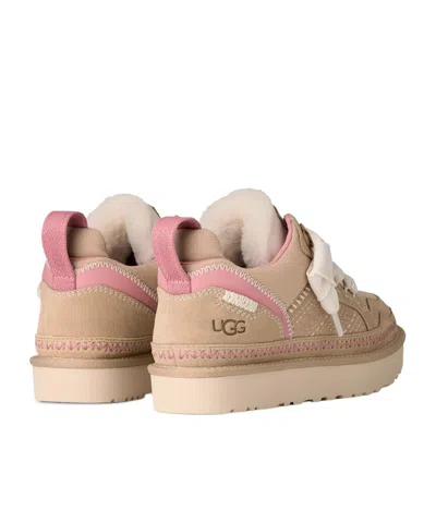 Ugg Sneakers Slip On Pull Tab Contrast Stitching In Neutral
