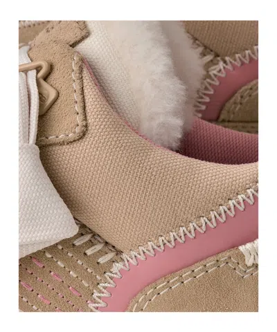 Ugg Sneakers Slip On Pull Tab Contrast Stitching In Neutral
