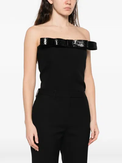 Tom Ford Bow Top In Black