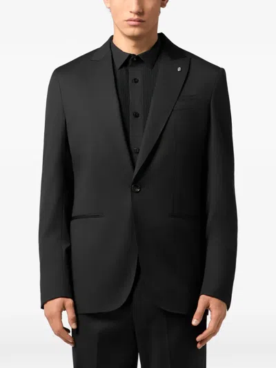 Billionaire Single-breasted Blazer In Black