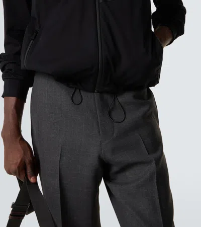 Prada Cotton-blend Jacket In Black