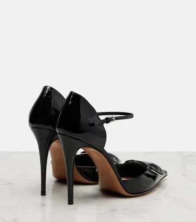 Valentino Signature Patent Leather Pump In Black