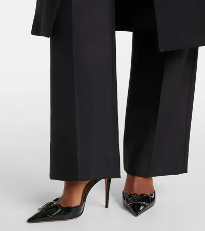 Valentino Signature Patent Leather Pump In Black
