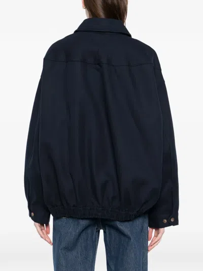 Polo Ralph Lauren Blue Denim Jacket With Embroidered Logo On The Front In Blue