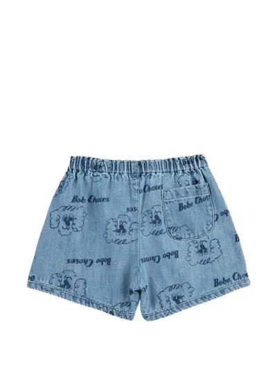Bobo Choses Drawstring Shorts In Blue