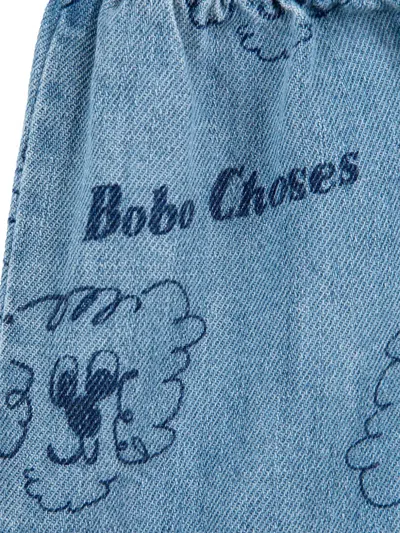 Bobo Choses Drawstring Shorts In Blue
