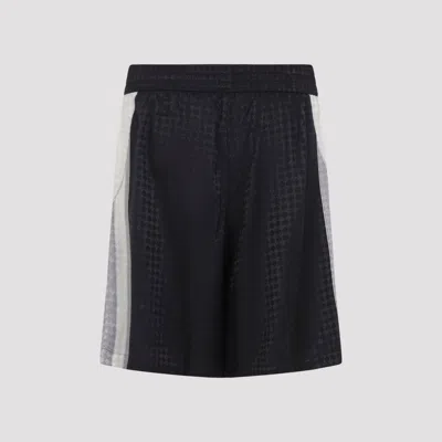 Amiri Quad Panel Side Stripe Tailored Shorts In Black