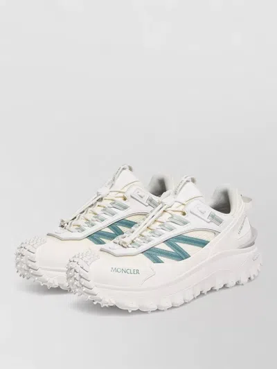 Moncler Trailgrip Low Top Technical Sneakers In White