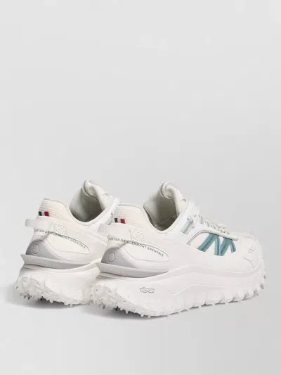 Moncler Trailgrip Low Top Technical Sneakers In White