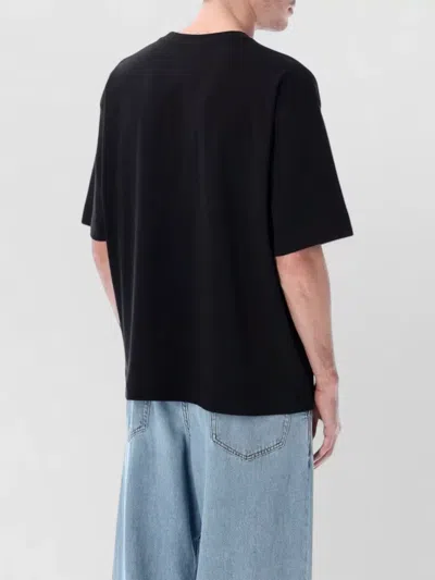 Dries Van Noten Essential Black T-shirt Crafted From Premium Cotton