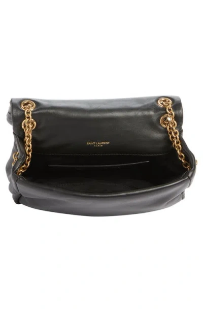 Saint Laurent Women Mini Jamie 4.3 Chain Bag In Lamb Leather In Black