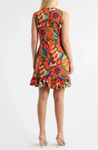 Halogen ® Ruffle Hem Shift Dress In Multi