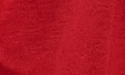 Boden Maddie Picot Trim Long Sleeve Cotton Blend Midi Dress In Red