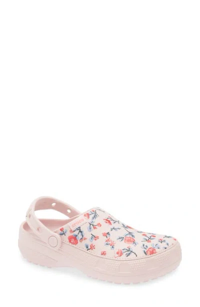 Crocs Classic Crafted Floral Clog In Multi
