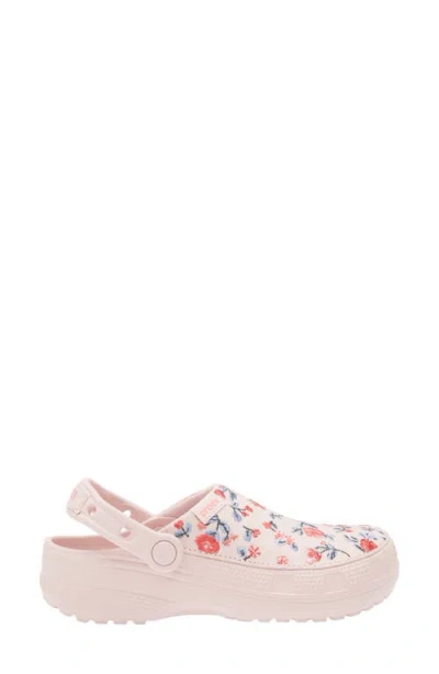 Crocs Classic Crafted Floral Clog In Multi