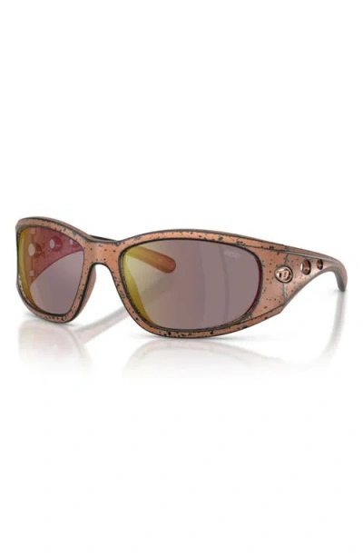 Diesel Rectangle Sunglasses In Brown