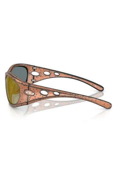 Diesel Rectangle Sunglasses In Brown
