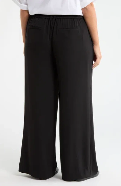 Lyssé Lysse Ellison Pull-on Wide Leg Pants In Black