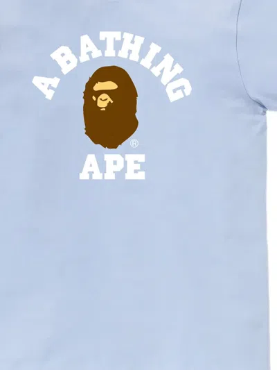 A Bathing Ape Graphic T-shirt In Blue