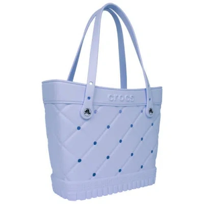 Crocs Medium Quilted Tote In Blue