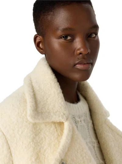Gerard Darel Maiwenn Coat In Neutral