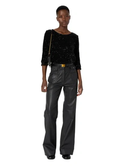 Gerard Darel Alienor Top In Black