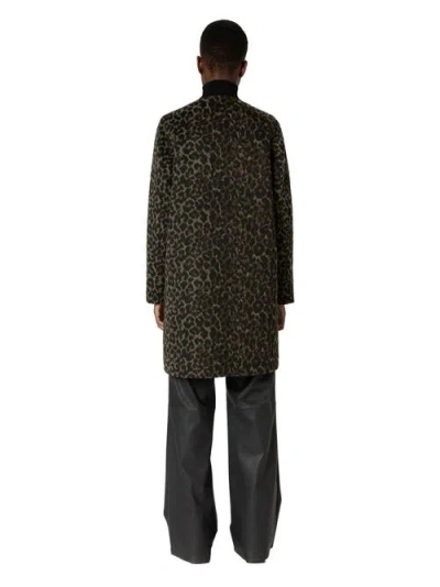 Gerard Darel Matilda Collarless Reversible Coat In Black