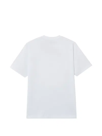 Fingercroxx Embroidery T-shirt In White
