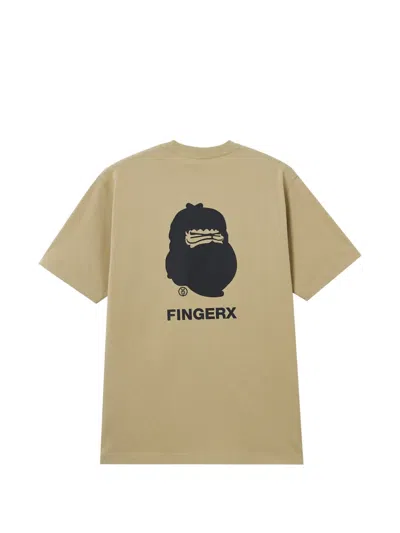 Fingercroxx Graphic T-shirt In Brown