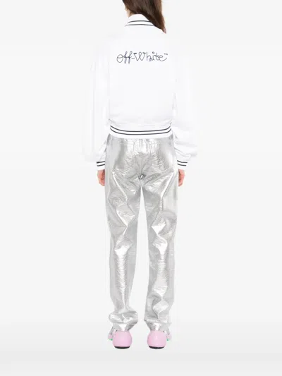 LOGO刺绣条纹飞行员夹克