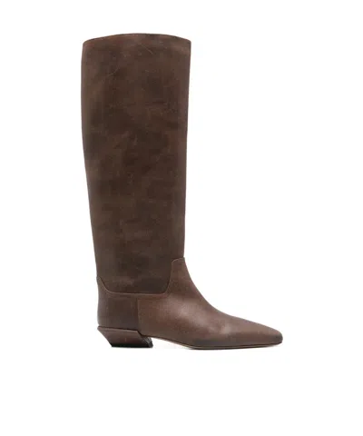Paris Texas Bettina Knee-high Boots In Brown