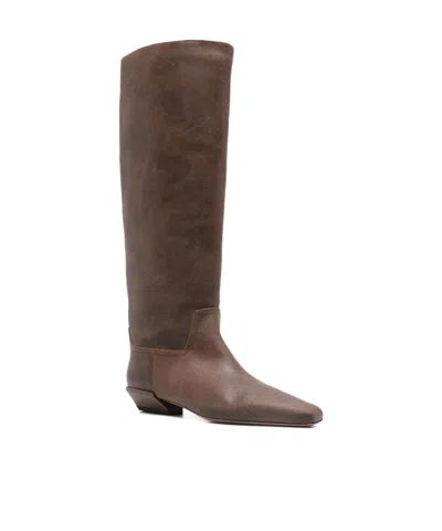 Paris Texas Bettina Knee-high Boots In Brown