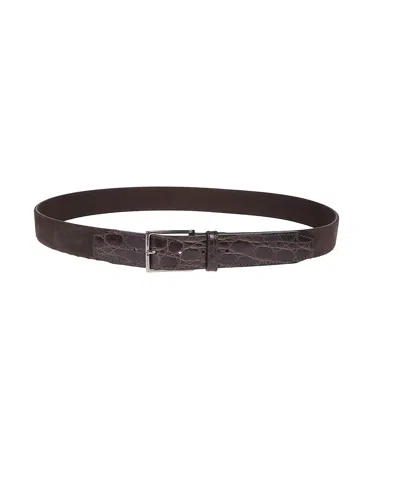 Orciani Classic Belt In Brown