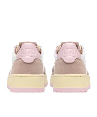 Autry Medalist Low Sneakers In Pink