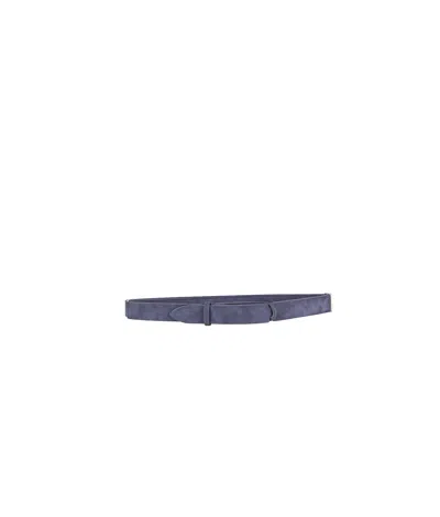 Orciani Letter Logo Belt In Blue