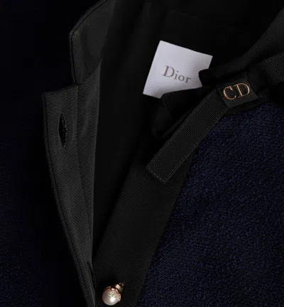 Dior Cropped Jacket In Black