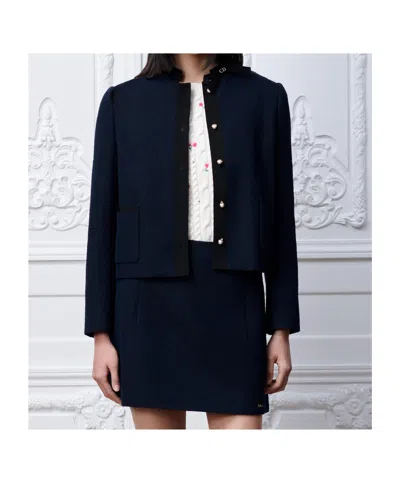Dior Cropped Jacket In Black