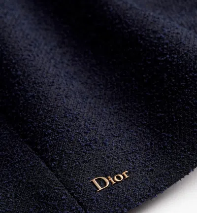 Dior Flared Miniskirt In Blue