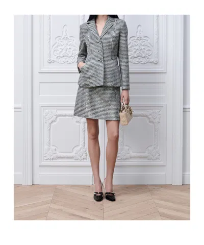 Dior Fitted Jacket In Gray