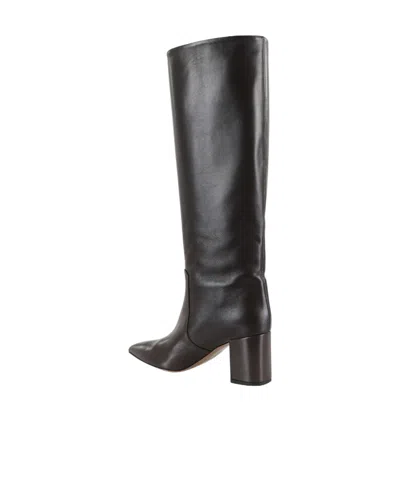 Paris Texas Ladies Black Anja 70mm Leather Boots In Black