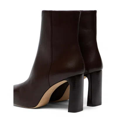 Stuart Weitzman 100mmbabette Platform Zip Boots In Brown
