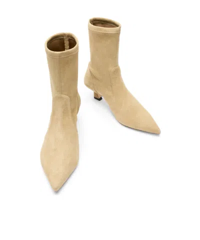 Stuart Weitzman Vinnie Bootie 50 In Neutral