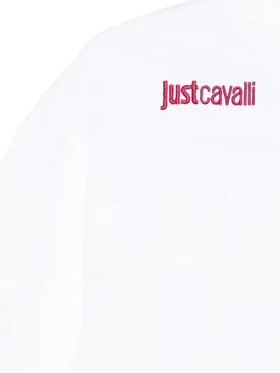 Just Cavalli Printed T-shirt In White