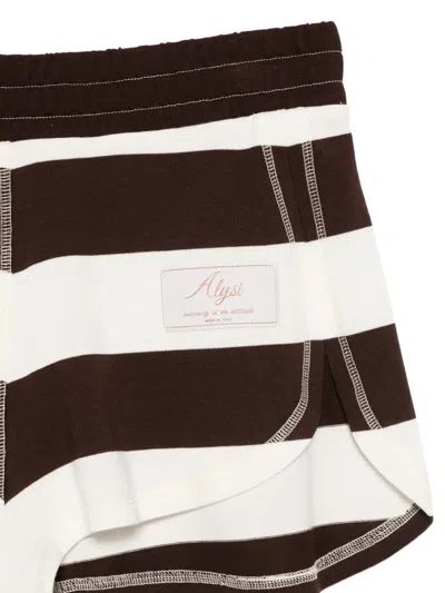 Alysi Striped Shorts In Multi