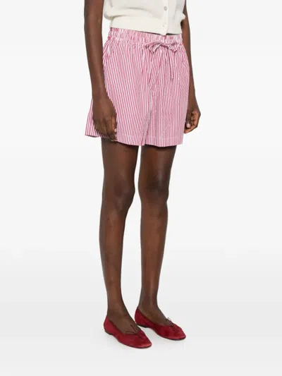 P.a.r.o.s.h Striped-pattern Shorts In Pink