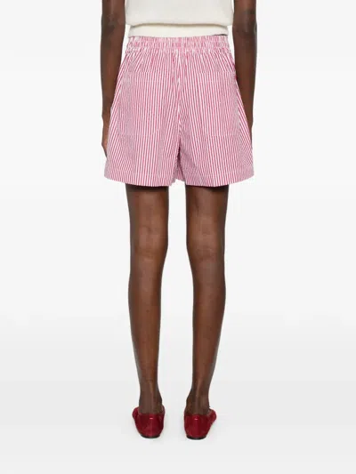P.a.r.o.s.h Striped-pattern Shorts In Pink